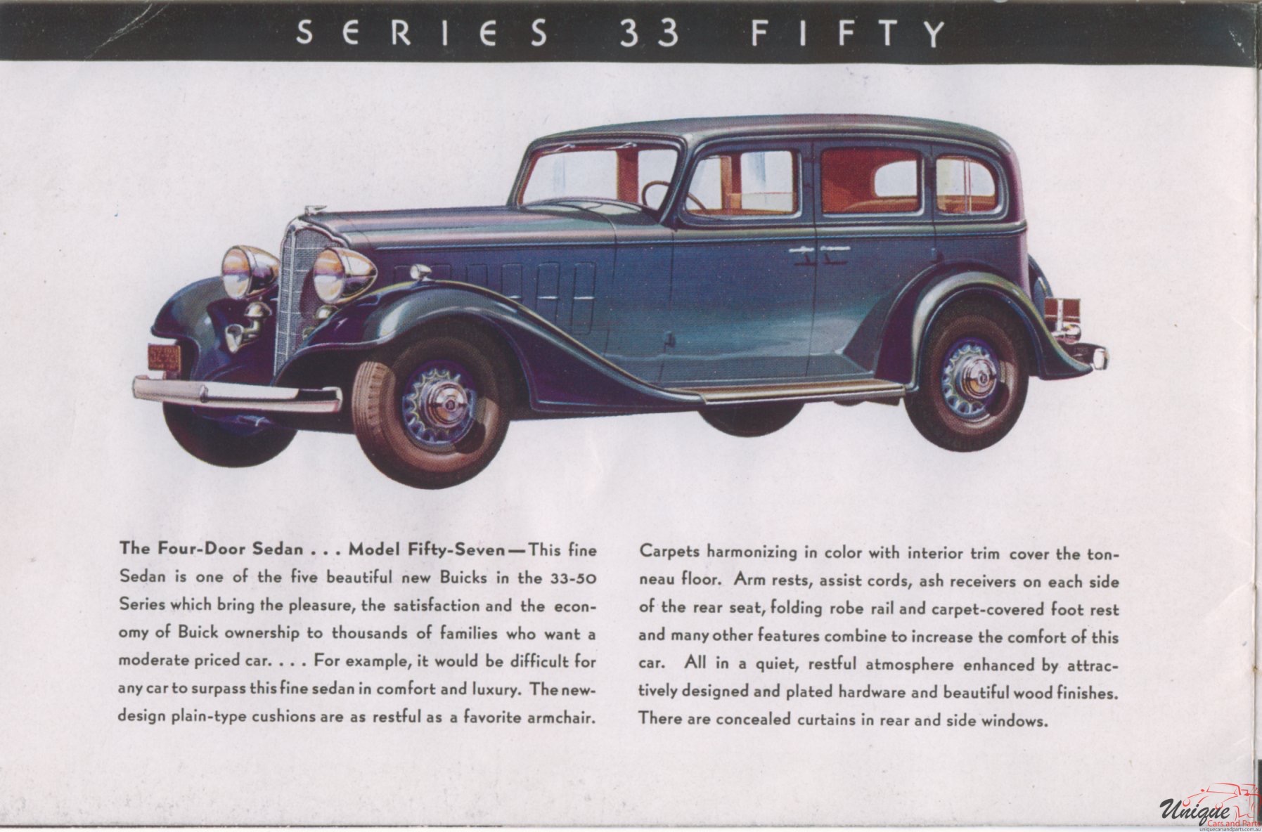 1933 Buick Brochure Page 2